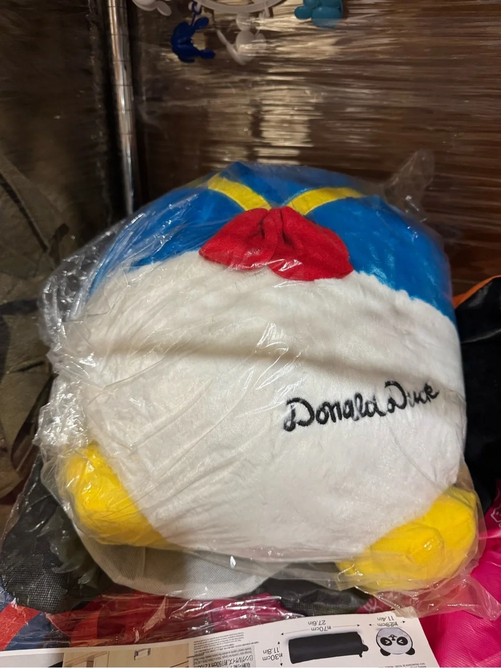 Disney Donald Duck Plush - White, Blue, Yellow, Red